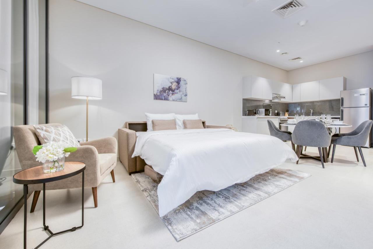 Sol Living - Sol Avenue Apartment Дубай Екстериор снимка