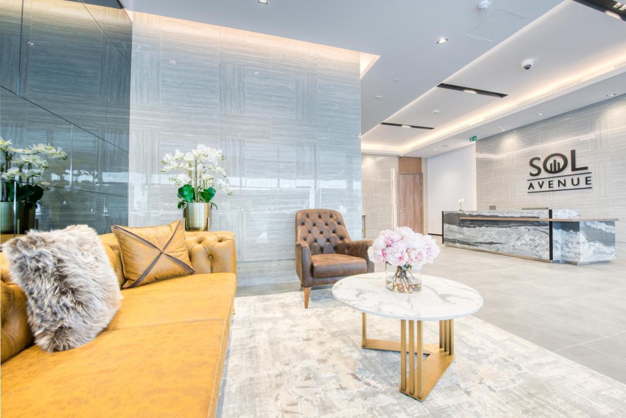 Sol Living - Sol Avenue Apartment Дубай Екстериор снимка