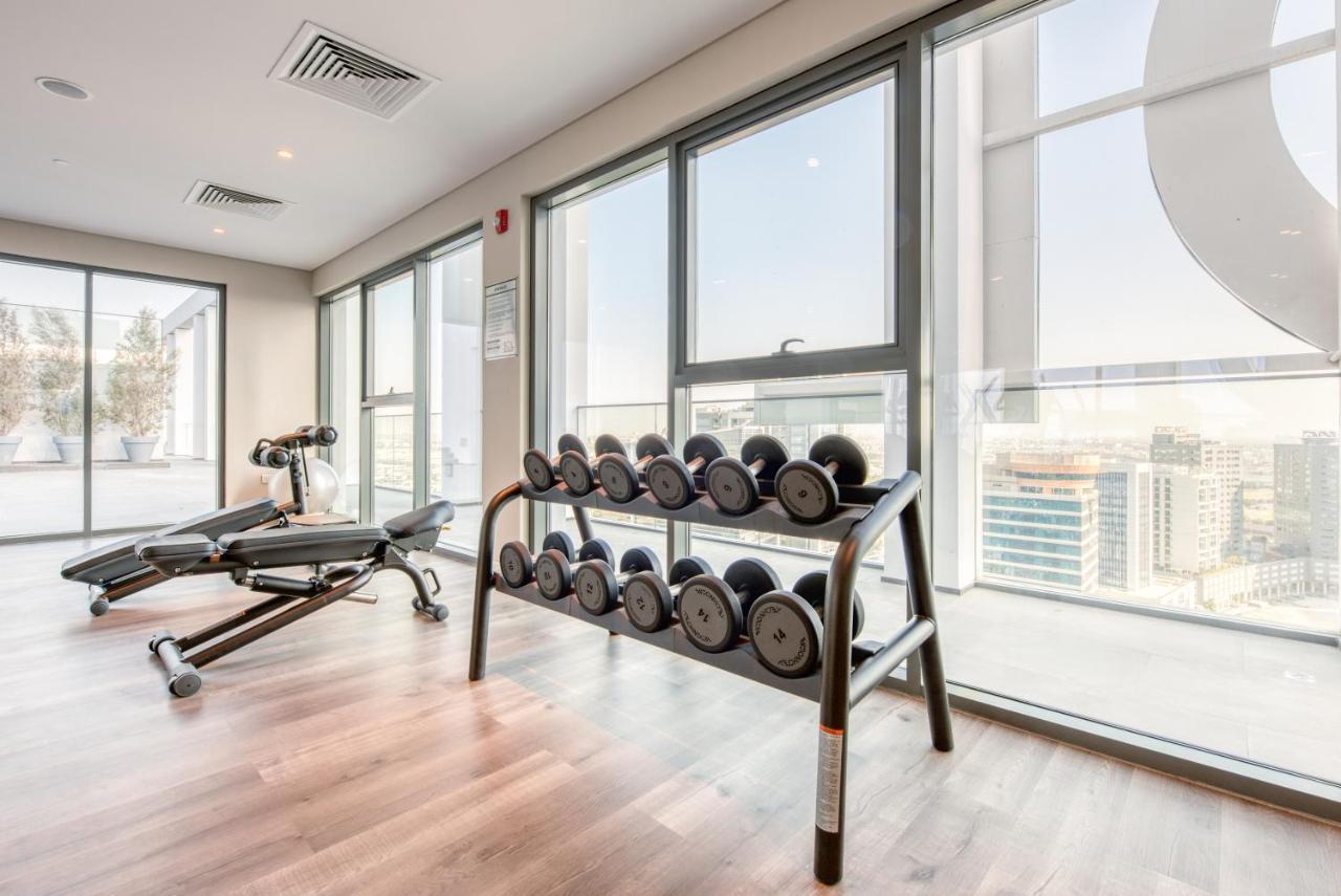 Sol Living - Sol Avenue Apartment Дубай Екстериор снимка